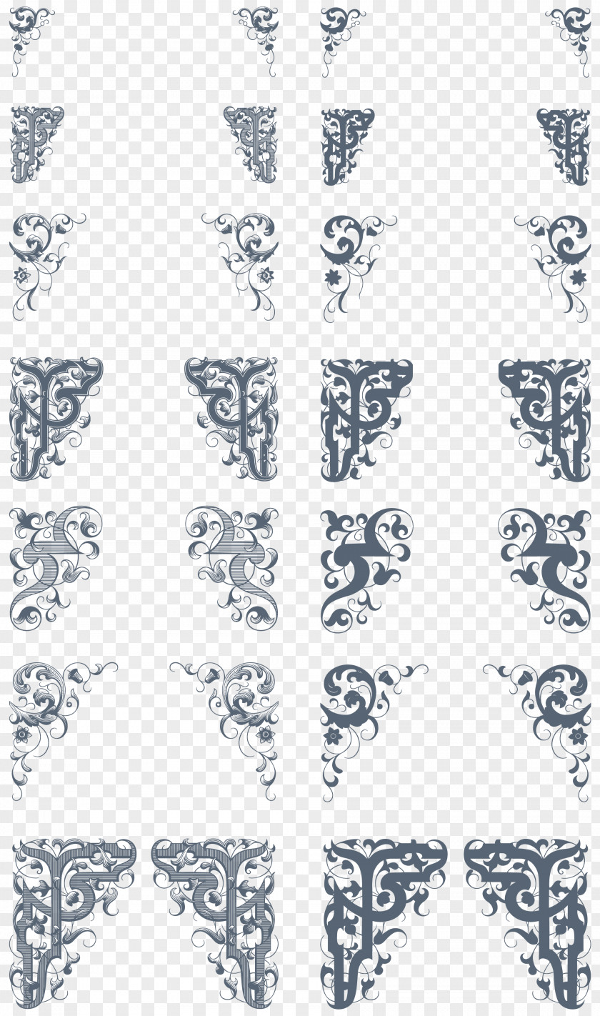 Decorative Frame Pattern Ornament Angle PNG