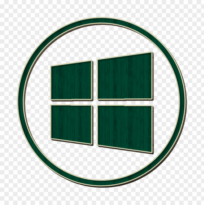 Green Windows Icon Microsoft Window PNG