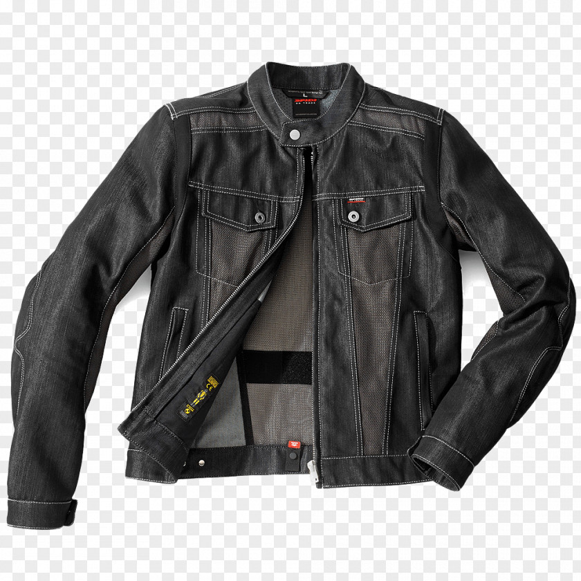 Jacket Leather T-shirt Jeans Clothing PNG