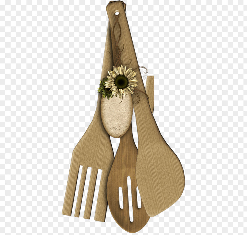 Kitchen Cooking Spoon Wood PNG