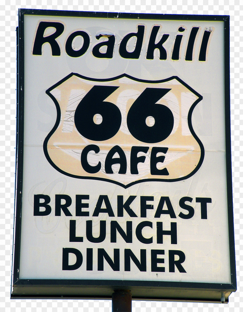 Route 66 Badge The Roadkill Cafe/O.K. Saloon PNG