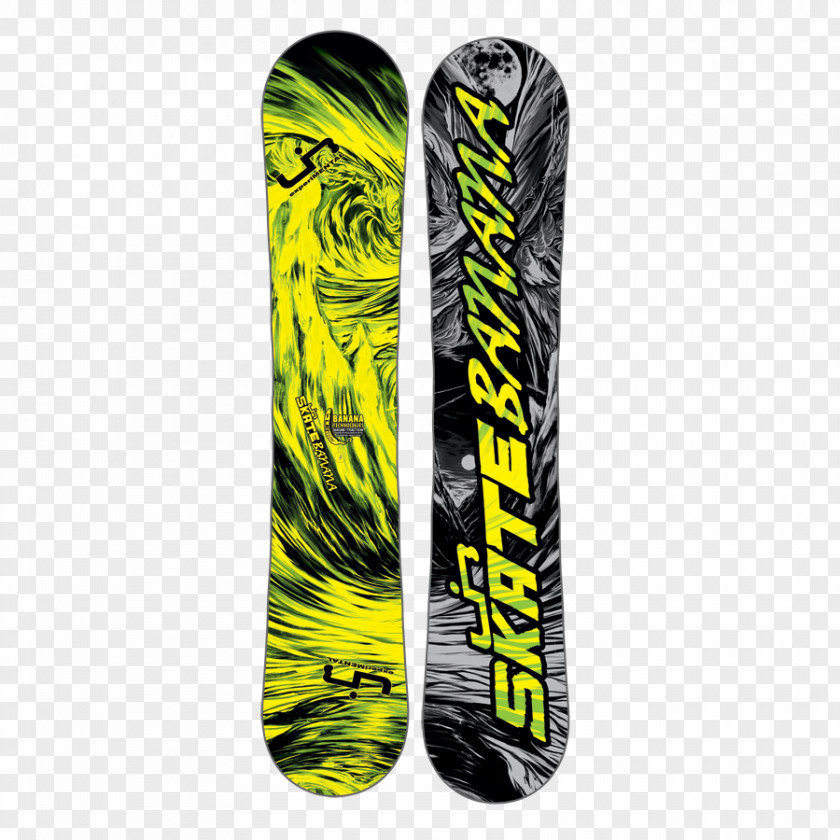 Snowboard Snowboarding Lib Technologies Tech Skate Banana (2016) (2017) PNG