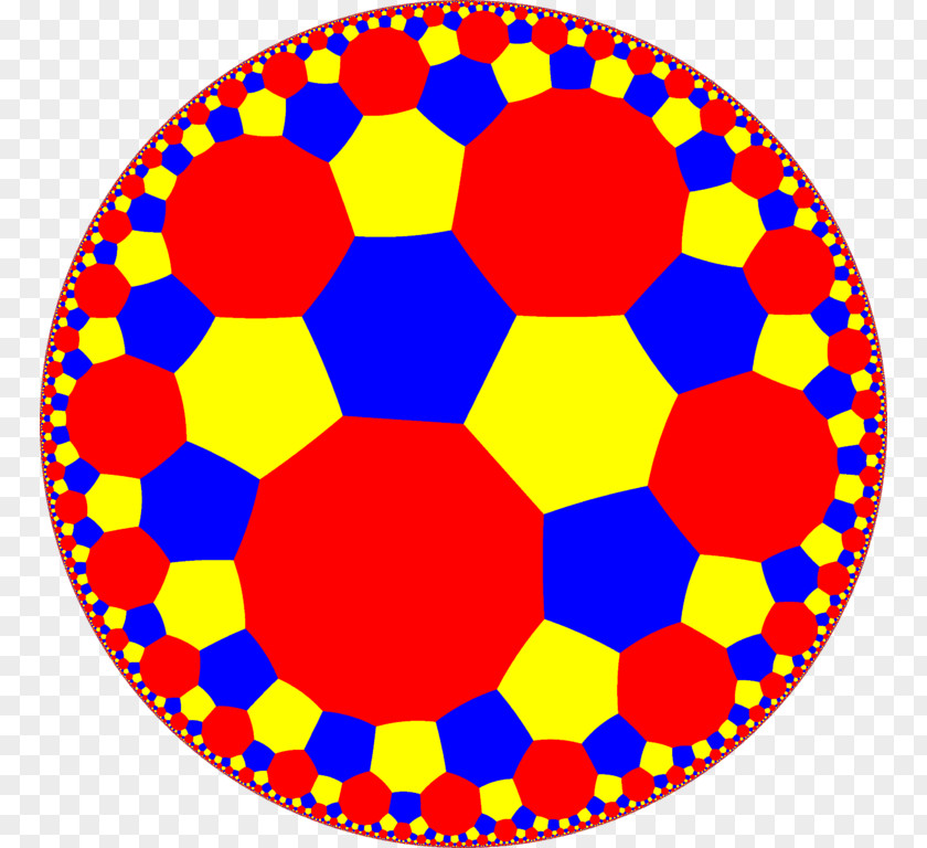 Tessellation Hyperbolic Geometry Order-6 Hexagonal Tiling Honeycomb Line PNG