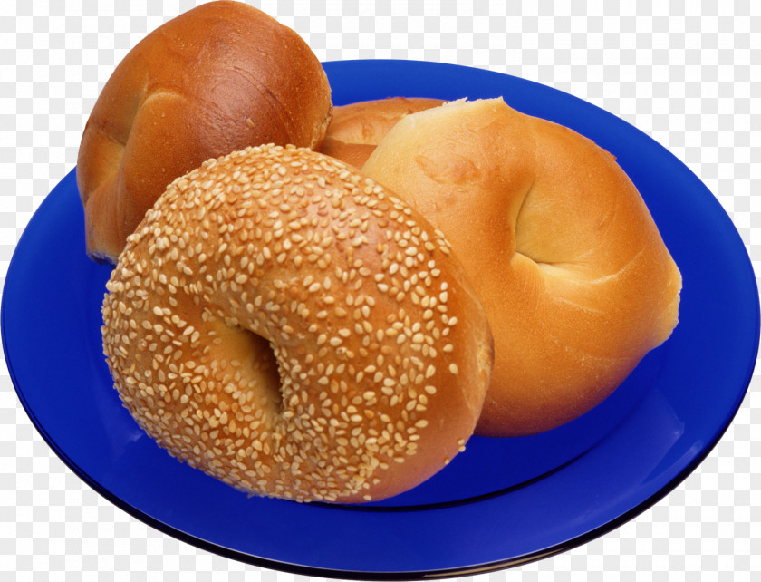 Bagel Pastry Sweet Roll Food Bun PNG