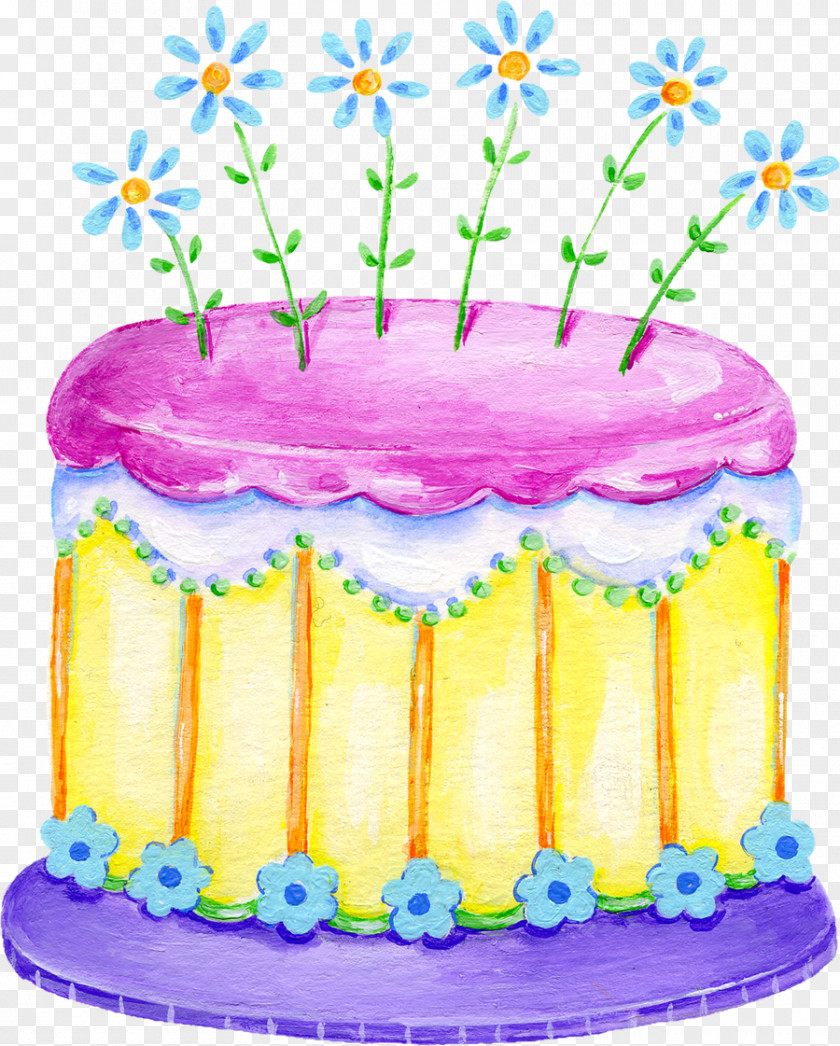 Birthday Cake Frosting & Icing Torte PNG