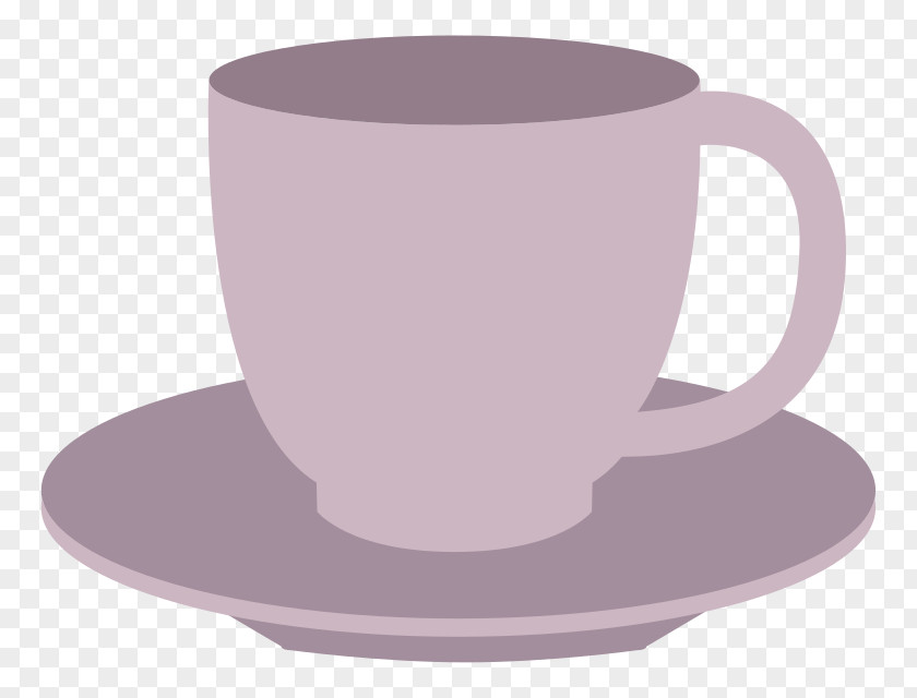 Cup Coffee Saucer Teacup Glass PNG