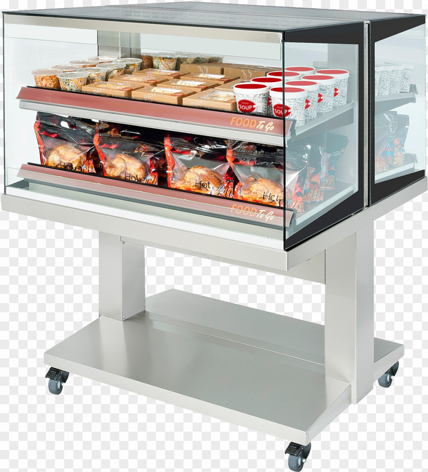 Glass Display Panels Food Broth Retail Take-out Convenience Shop PNG