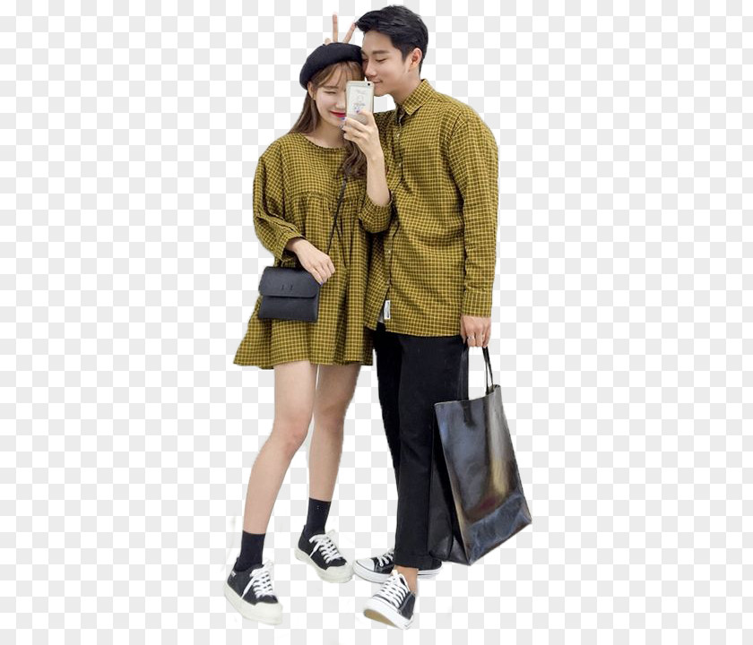 People Elevation Korean T-shirt Couple Clothing Fashion PNG