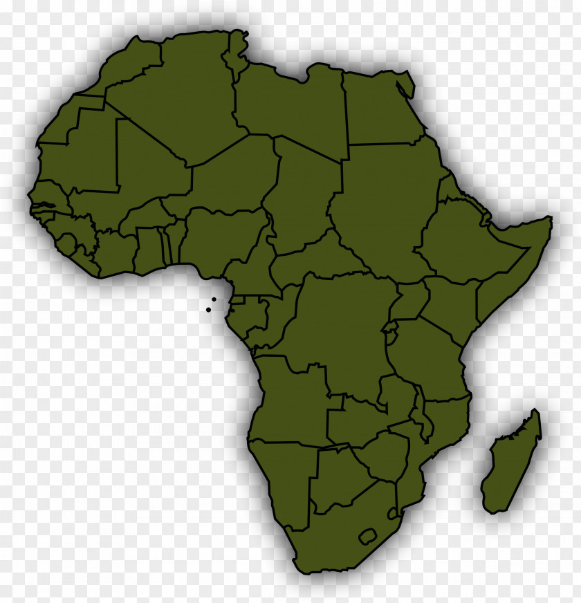 Africa Map Drawing Clip Art PNG