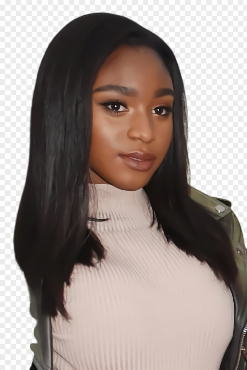 Artificial Hair Integrations Step Cutting Normani PNG