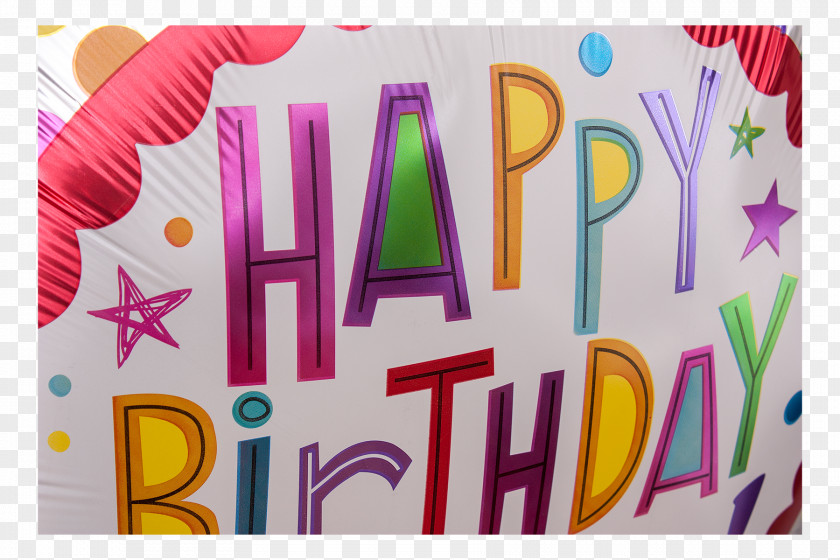Birthday Happy Blahoželanie Balloon PNG