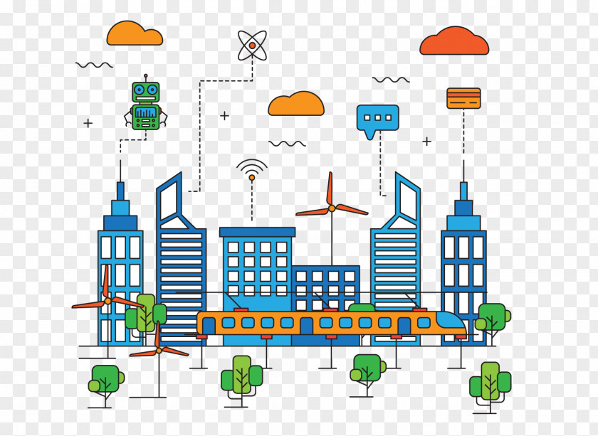 City Smart Internet Of Things Business Industry PNG