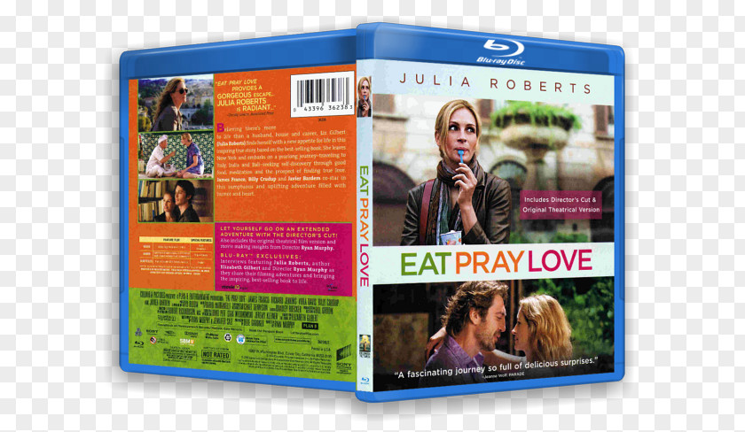 Eat Pray Love Blu-ray Disc Romance Film Comedy PNG