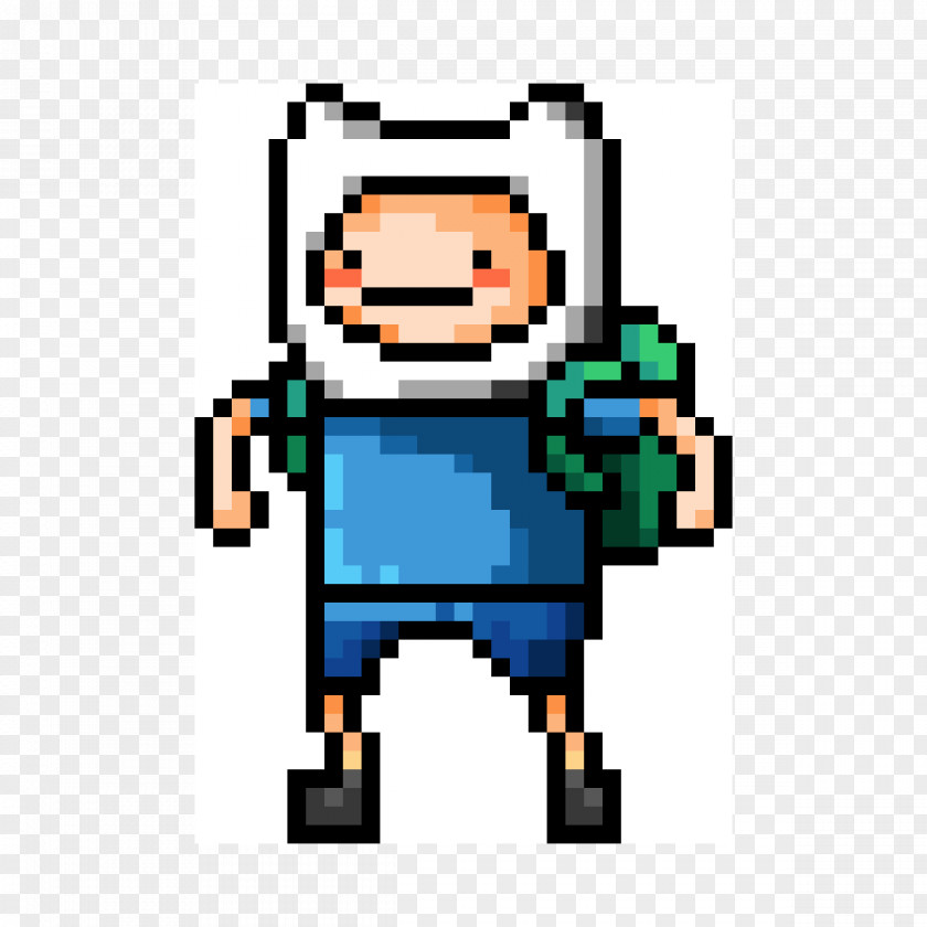 Finn The Human Pixel Art Jake Dog PNG