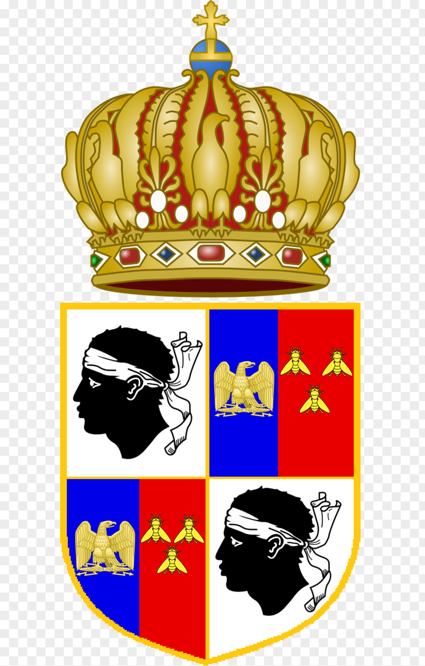 Flag And Coat Of Arms Corsica Kingdom Corsican PNG