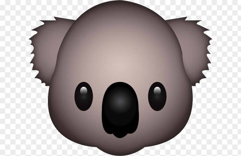 Koala The Emoji Sticker PNG