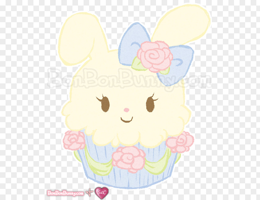 Miss Bunny Easter Food Clip Art PNG