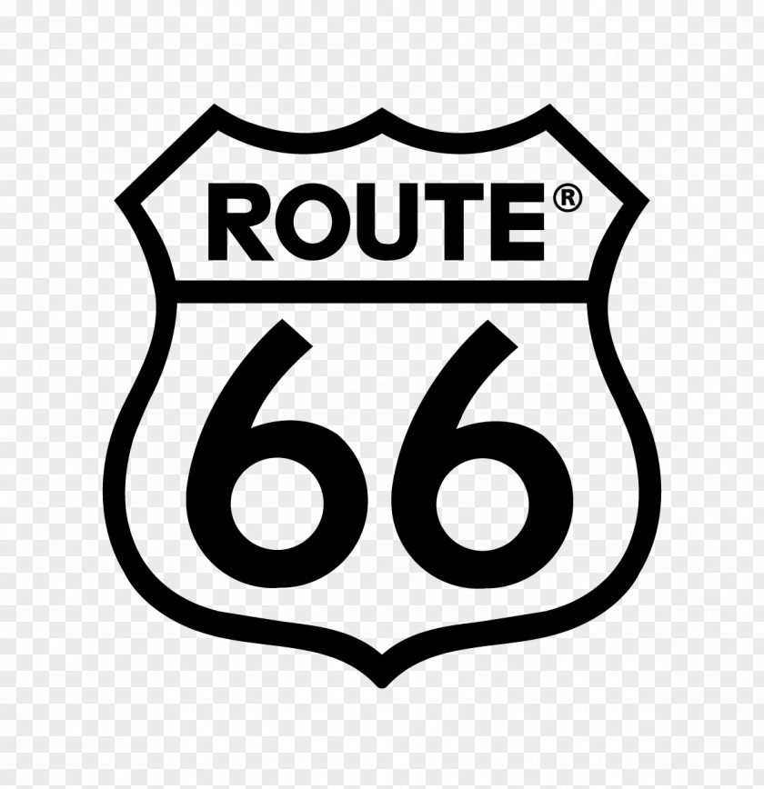 Route U.S. 66 In Illinois Road Highway Logo PNG
