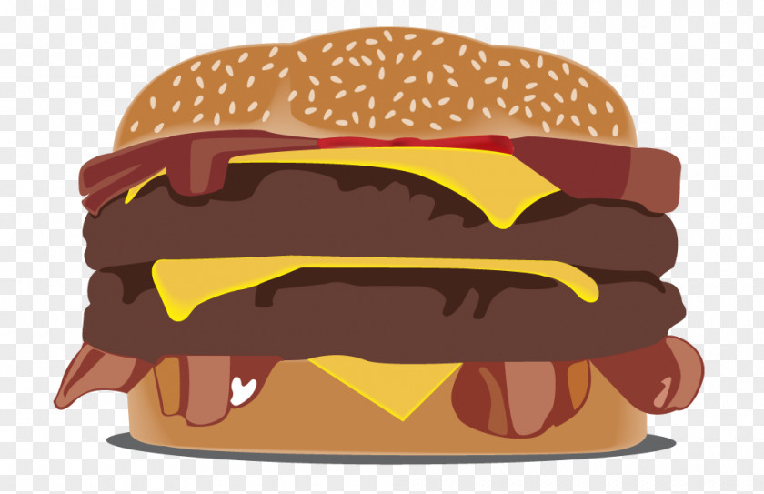 Burger Hamburger Cheeseburger Fast Food Veggie McDonald's Big Mac PNG