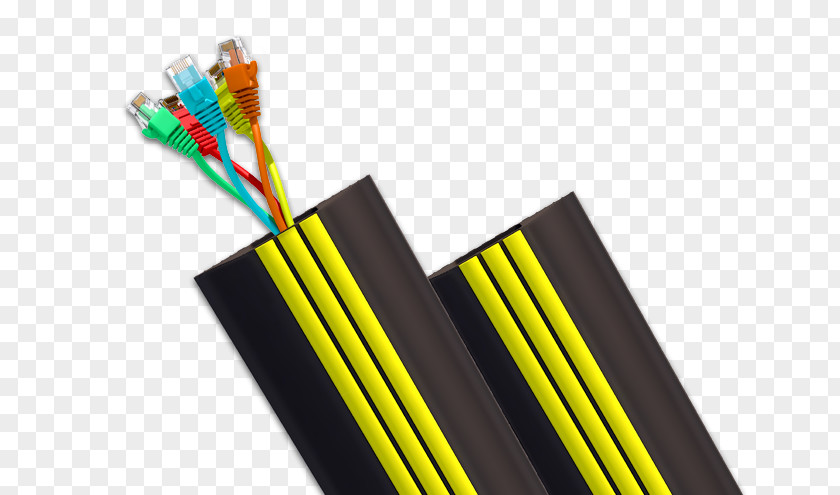 Electrical Wires Cable Wire Floor Black And Yellow Polyvinyl Chloride PNG