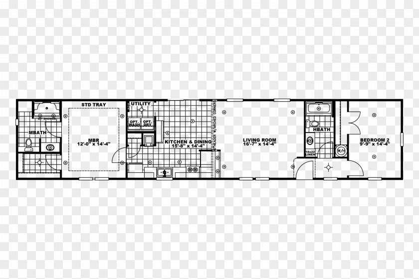 Home Floor Plan Mobile House Caravan PNG