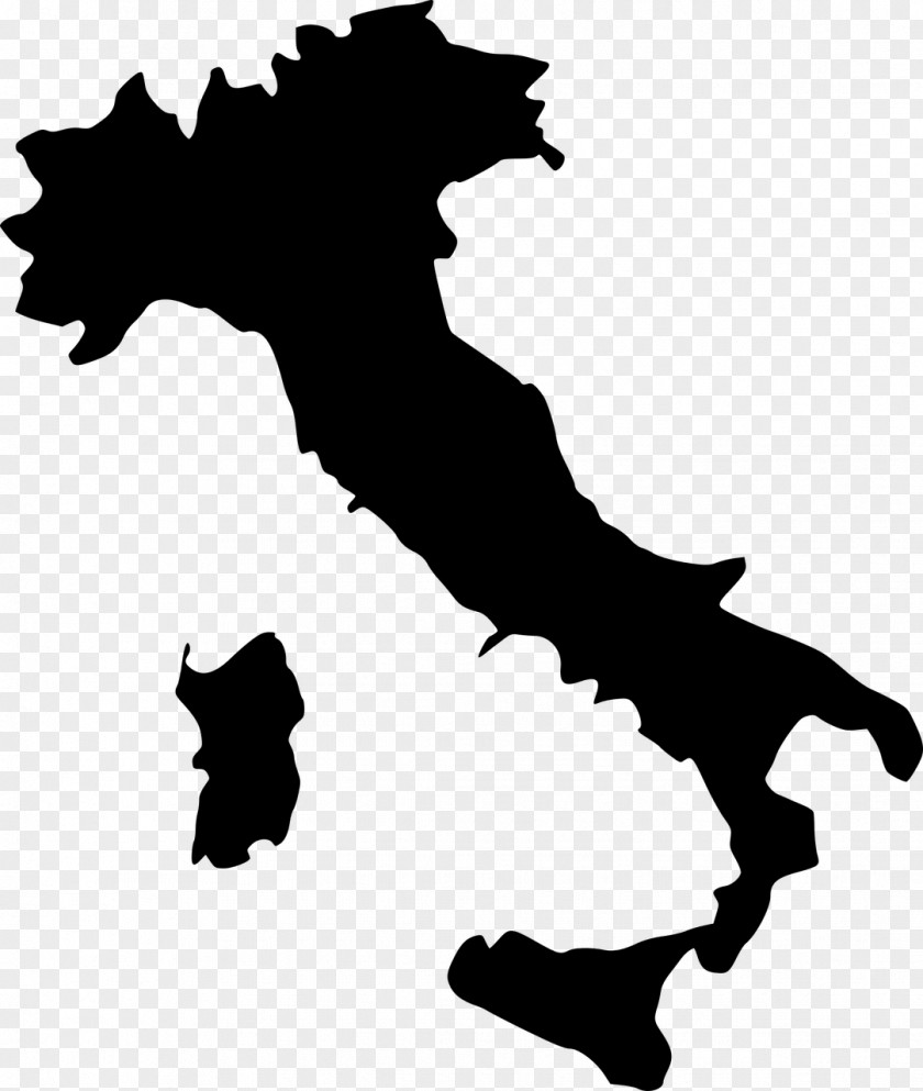 Map Regions Of Italy Vector Clip Art PNG
