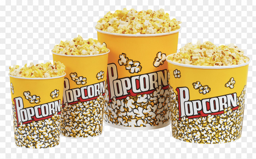 Popcorn Soft Drink Cinema Butter Food PNG