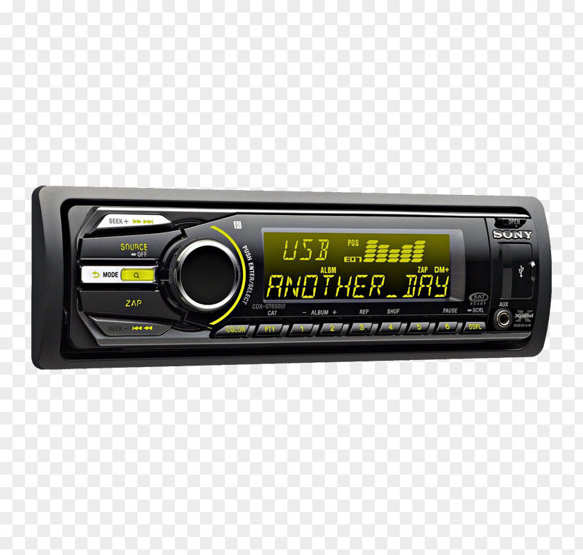 Sony Radio Receiver Vehicle Audio Xplod CD Player PNG