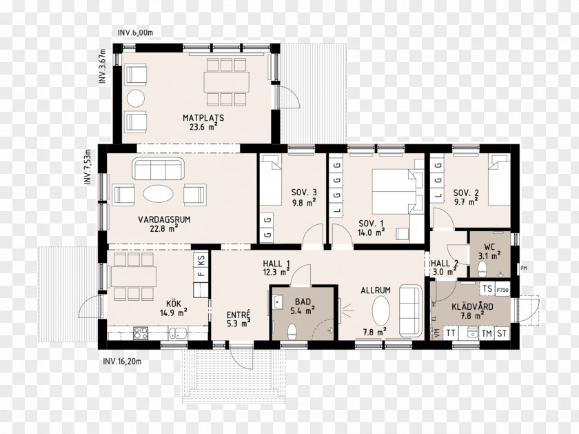 Wc Plan Floor Nybro Municipality Villa House Planlösning PNG