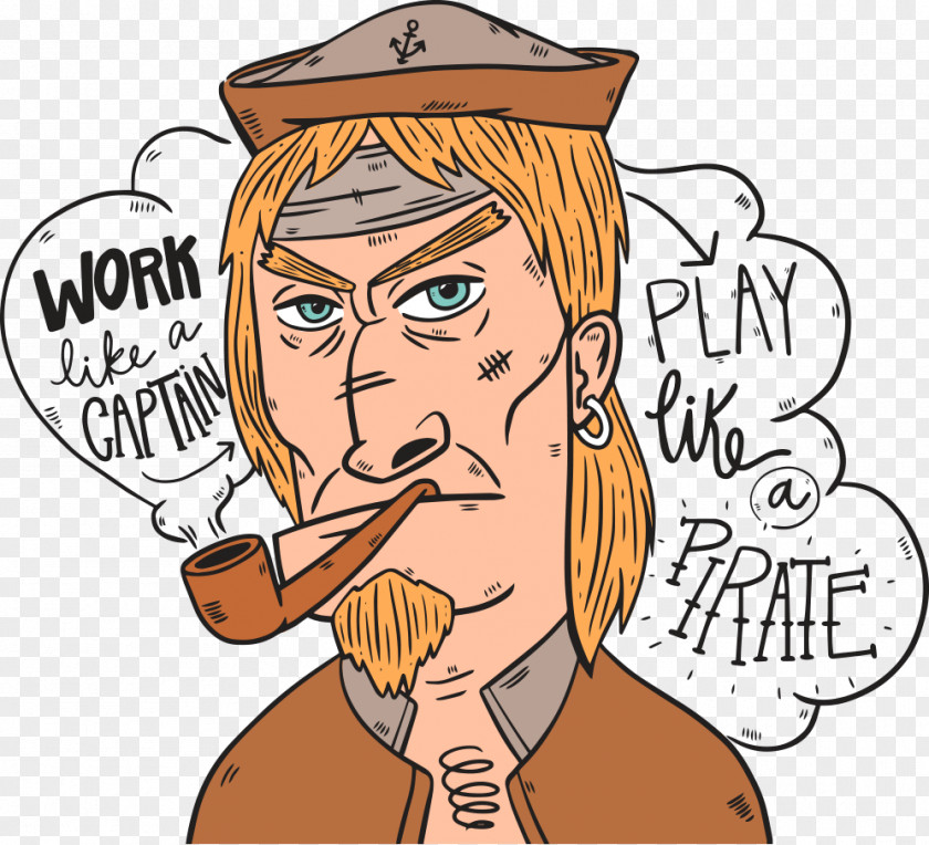Cigarettes Man Tobacco Pipe Cartoon T-shirt Illustration PNG