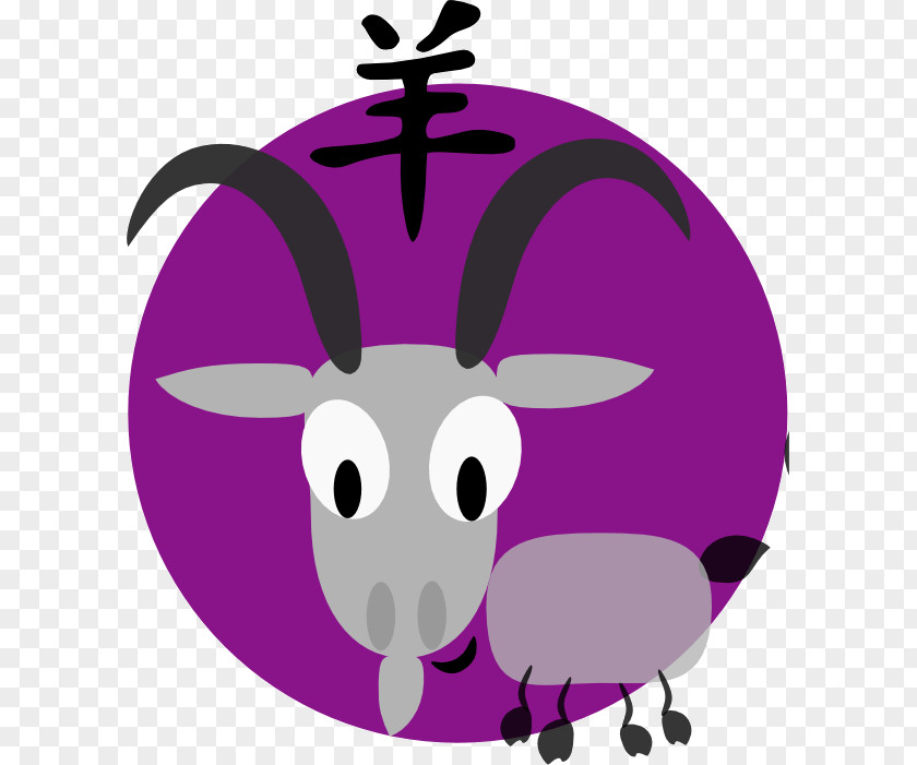 Goat Chinese Zodiac Horoscope Astrological Sign PNG