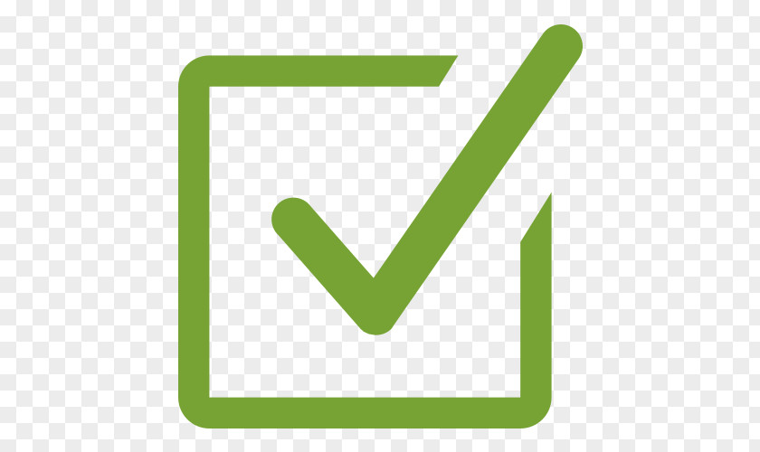 Green Tick Checkbox Check Mark Color PNG