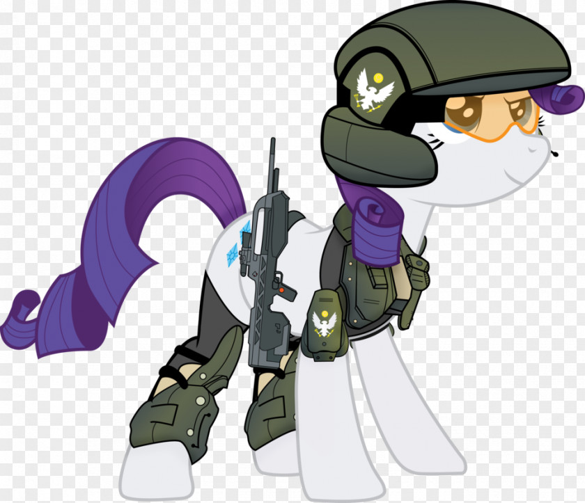 My Little Pony Rarity Halo: Combat Evolved Reach Master Chief PNG