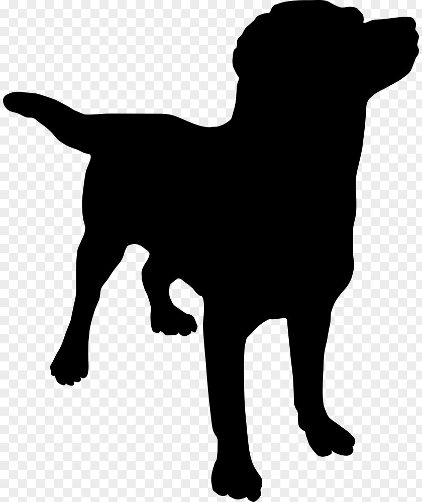 Silhouette Labrador Retriever Clip Art PNG