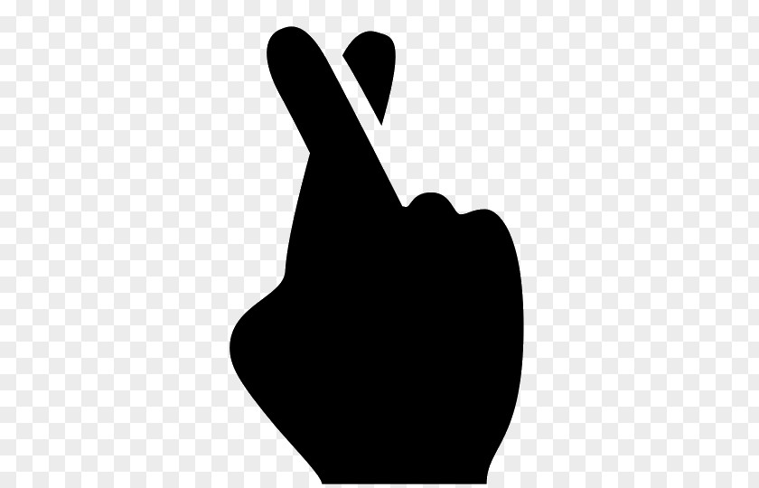 Symbol Crossed Fingers Middle Finger Index PNG