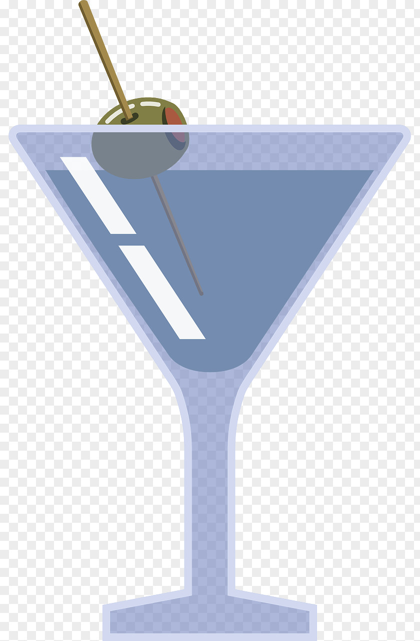 Blue Juice Martini Cocktail Garnish Wine Clip Art PNG