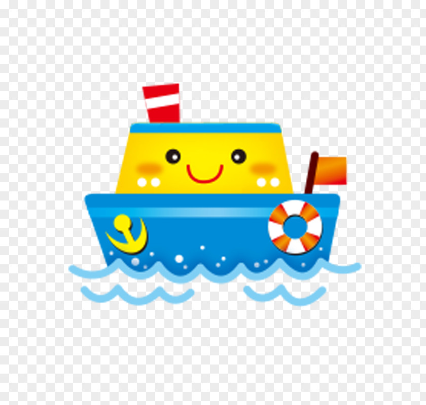 Cartoon Ship Watercraft PNG