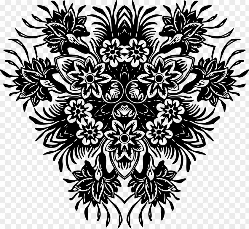 Floral Flower Vase Clip Art PNG