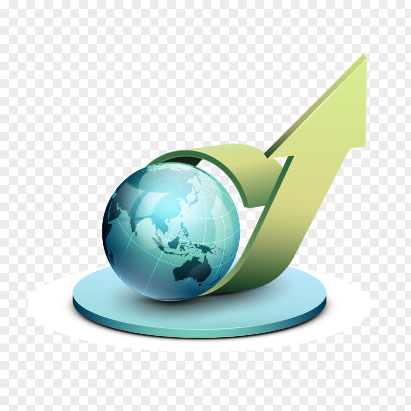 Globe Trend Pattern Material Clip Art PNG