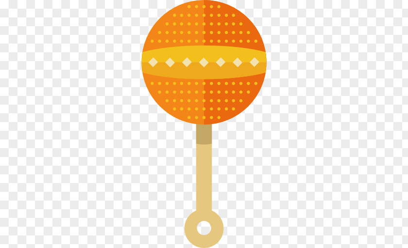 A Yellow Lollipop Icon PNG