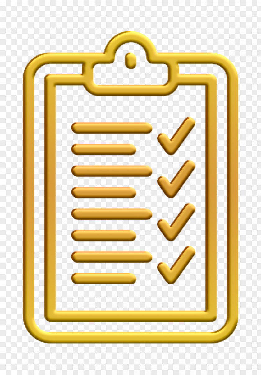 Clipboard Icon Restaurant Elements PNG