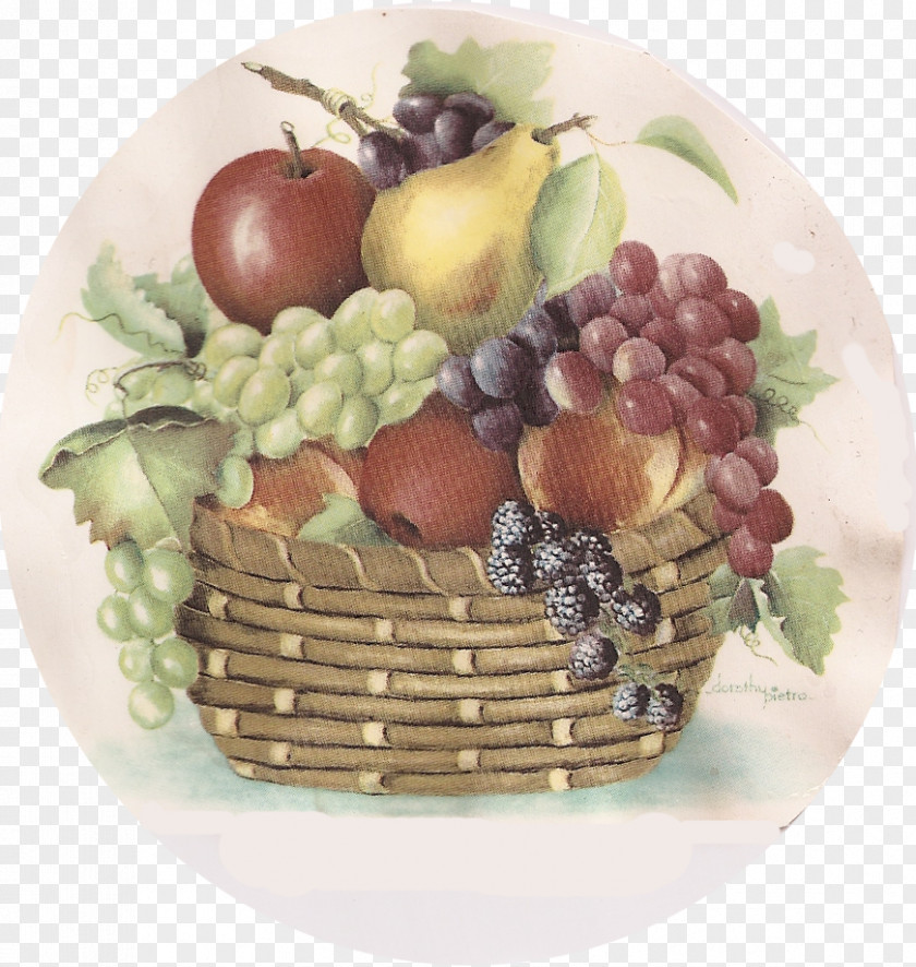 Fruits Basket Trivet Table Kitchenware Fruit PNG