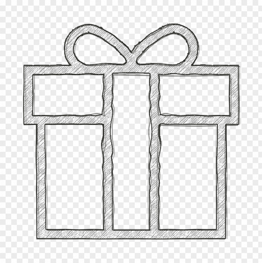 Line Art Rectangle Business And Trade Icon Gift PNG