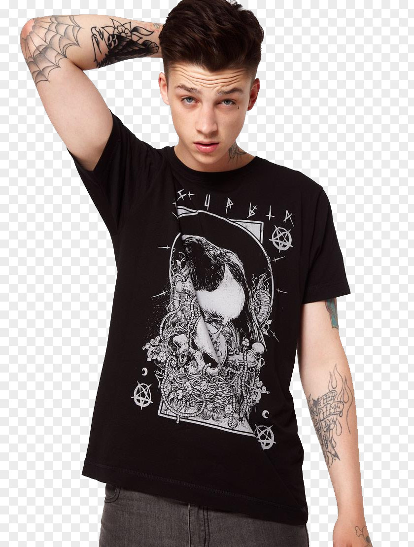 Ash Stymest Model Tattoo Male PNG