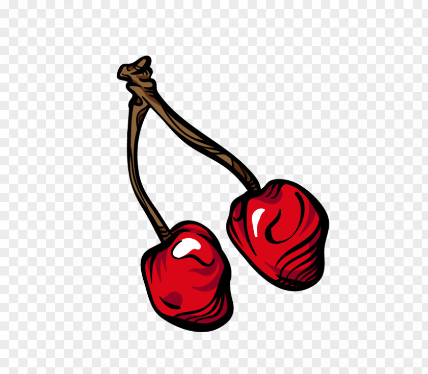 Cherrys Streamer Fruit Design Clip Art Cherries PNG