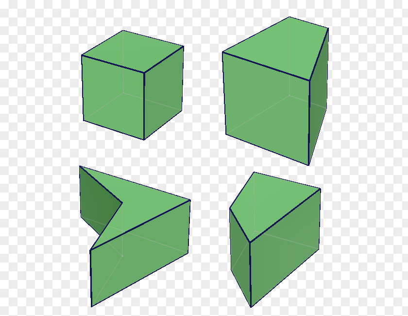 Cube 四角柱 Prism Base Trapezoid Quadrilateral PNG