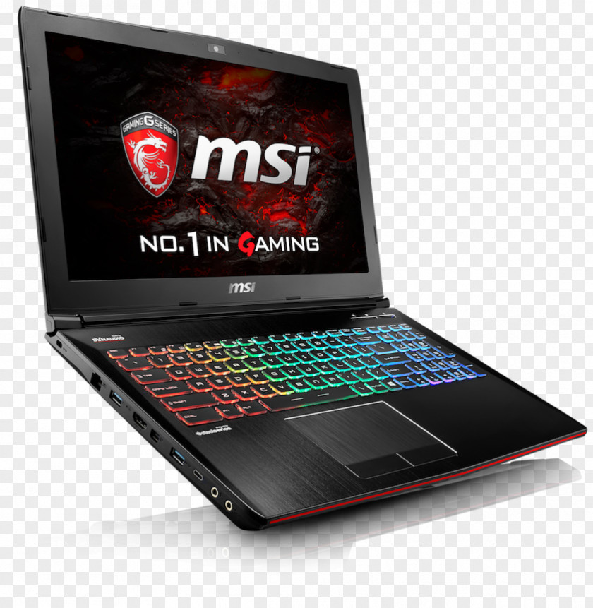 Laptop Intel Core I7 MSI GE62 Apache Pro PNG