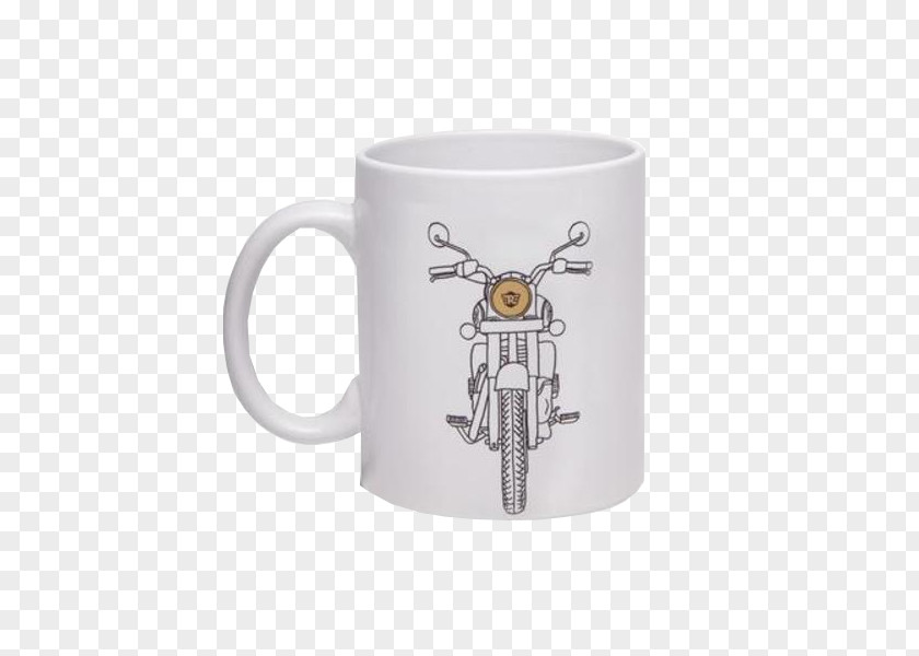 Mug Coffee Cup Royal Enfield Bullet Ceramic PNG
