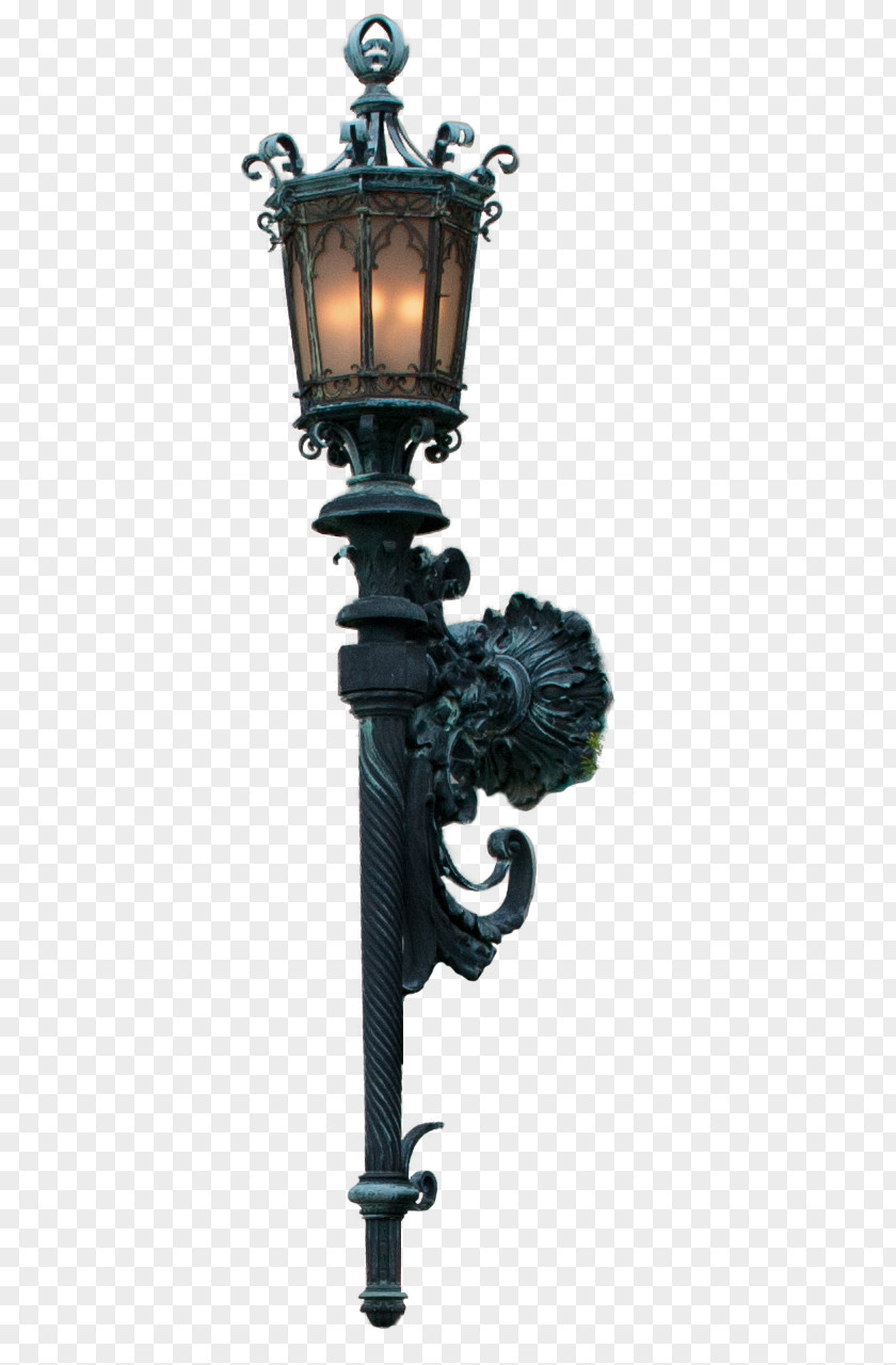 Paper Cut Out Street Light PNG