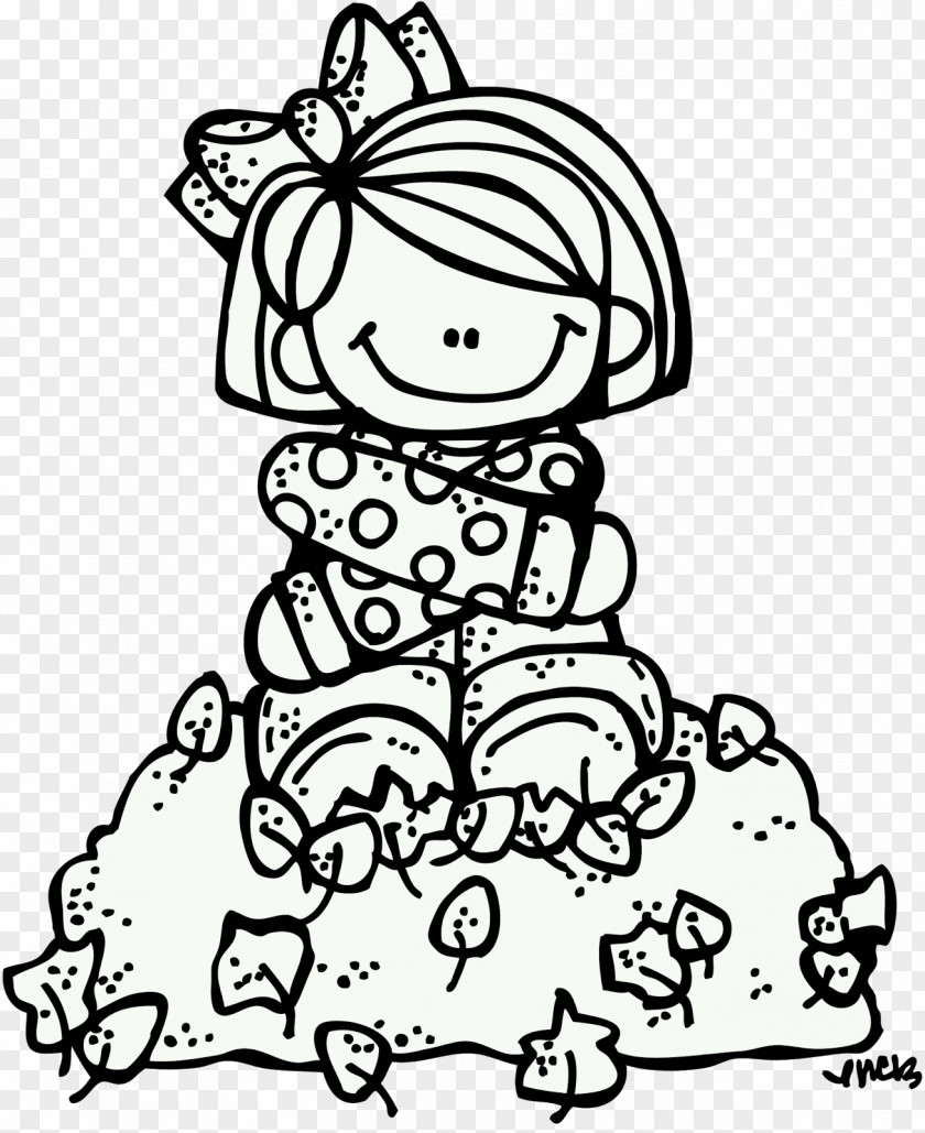 Autumn Drawing Black And White Clip Art PNG